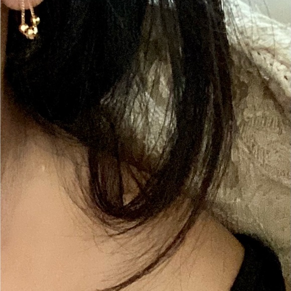 18K Solid Gold Dangling - Picture 3 of 7